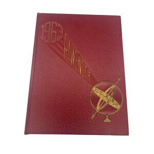Roanoke College 1963 Rawenoch Yearbook Hardcover Vintage Ads Virginia